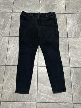 GAP Denim Universal Legging Black Skinny Jeans Women’s Size 16R 33
